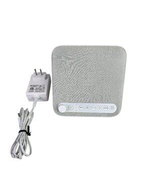 Wave White Noise Machine Adjustable Timer Multiple Sound Options & Power Adapter
